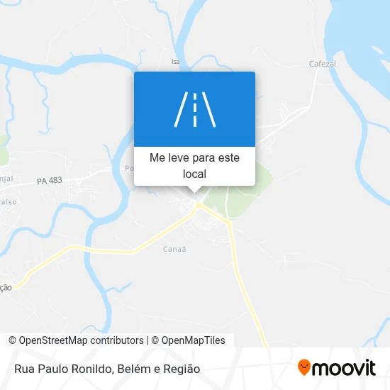 Rua Paulo Ronildo mapa