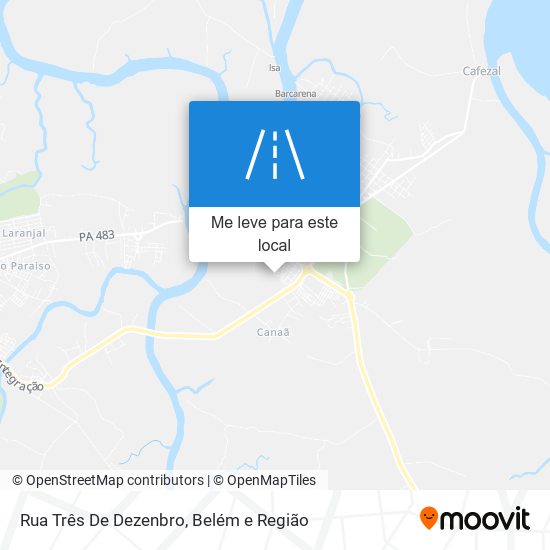 Rua Três De Dezenbro mapa