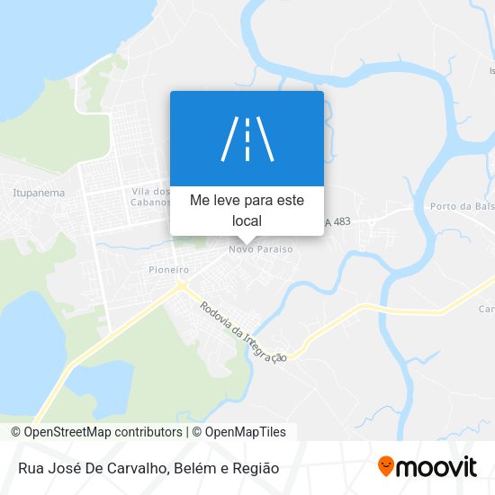 Rua José De Carvalho mapa