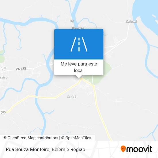 Rua Souza Monteiro mapa