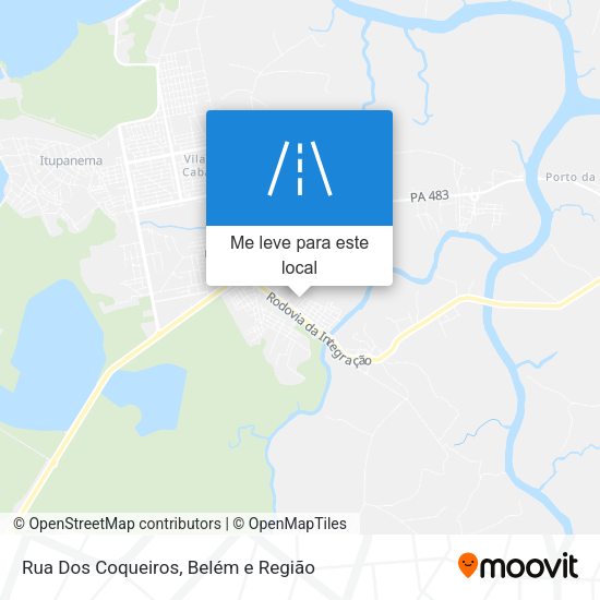 Rua Dos Coqueiros mapa