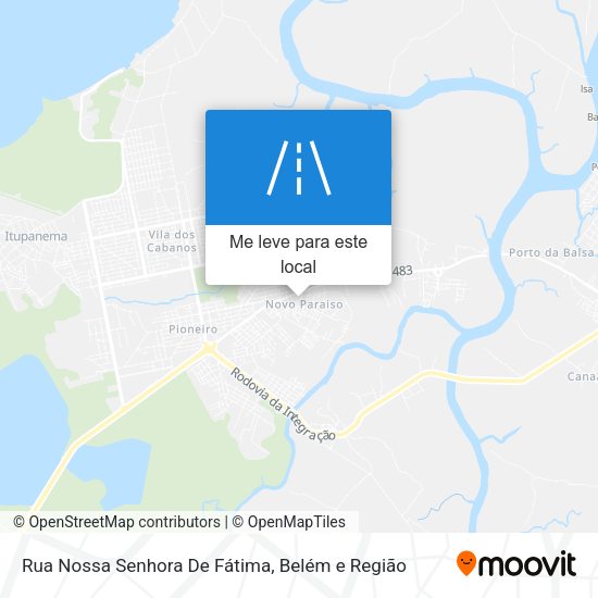 Rua Nossa Senhora De Fátima mapa