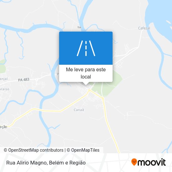 Rua Alirio Magno mapa