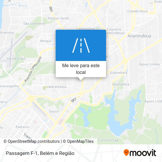 Passagem F-1 mapa