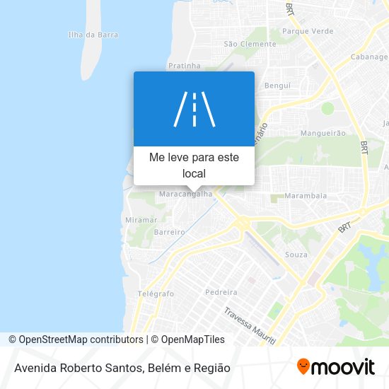 Avenida Roberto Santos mapa