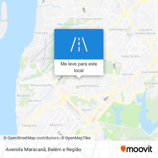 Avenida Maracanã mapa