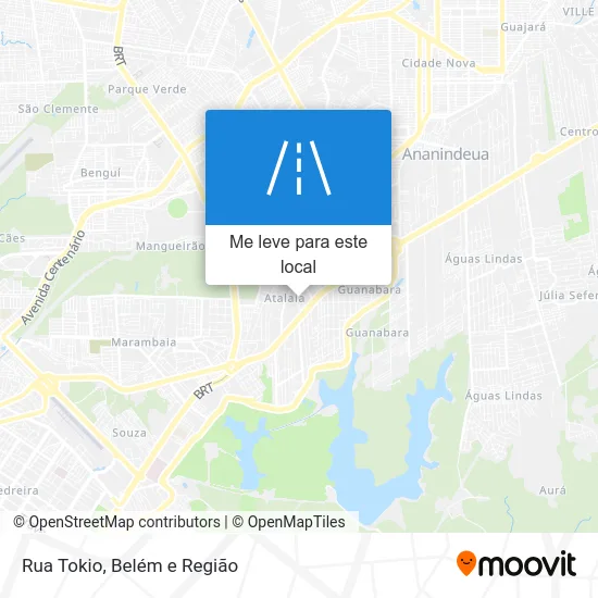 Rua Tokio mapa