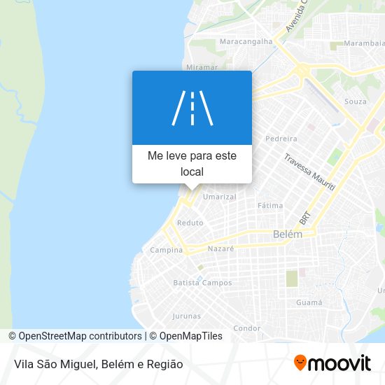Vila São Miguel mapa