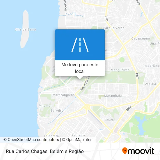 Rua Carlos Chagas mapa