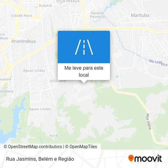 Rua Jasmins mapa