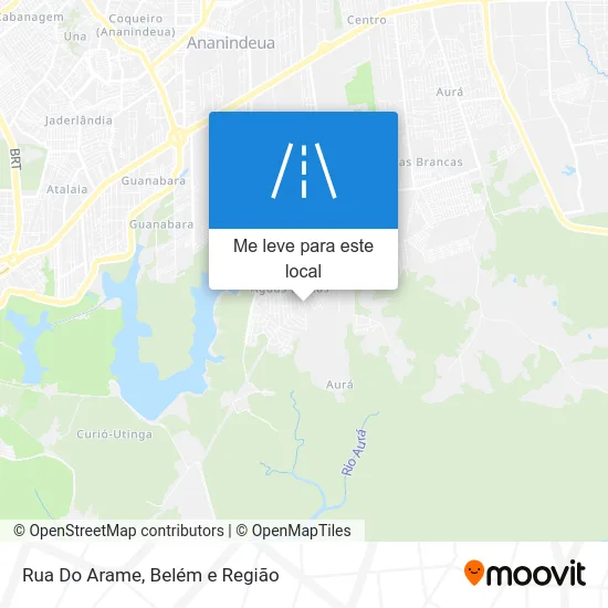 Rua Do Arame mapa
