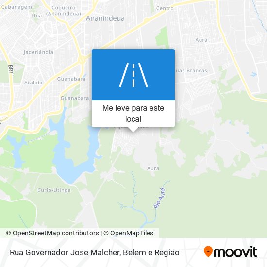 Rua Governador José Malcher mapa