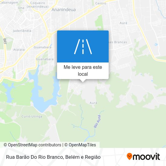 Rua Barão Do Rio Branco mapa