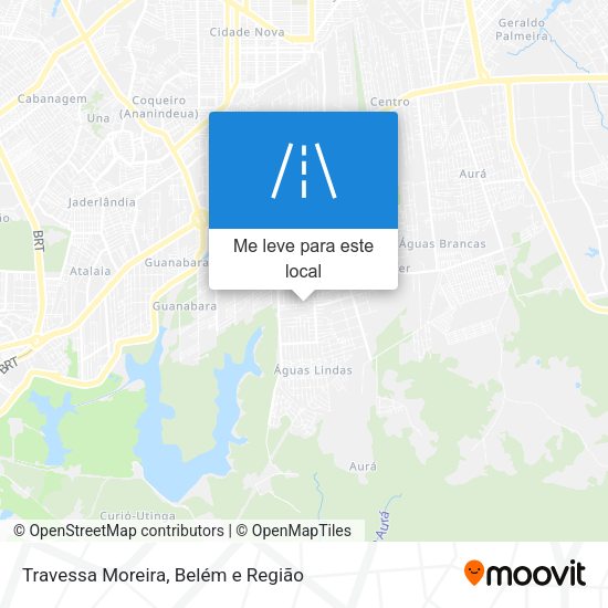 Travessa Moreira mapa