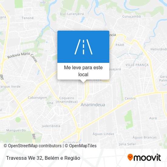Travessa We 32 mapa