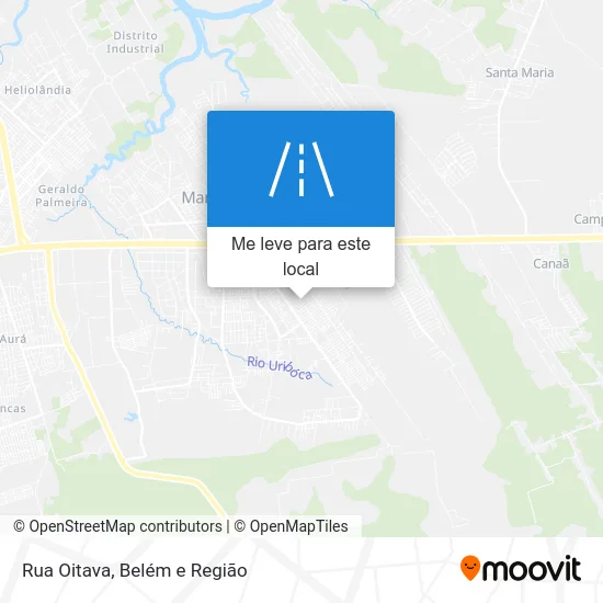 Rua Oitava mapa
