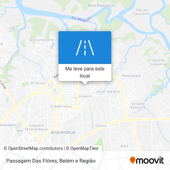 Passagem Das Flôres mapa
