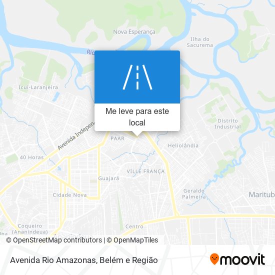 Avenida Rio Amazonas mapa