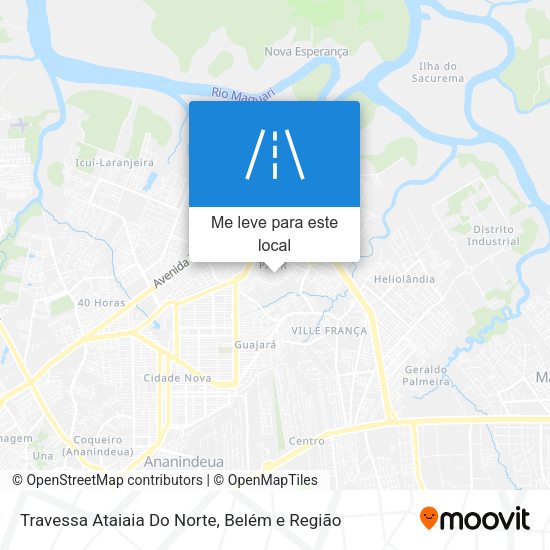 Travessa Ataiaia Do Norte mapa