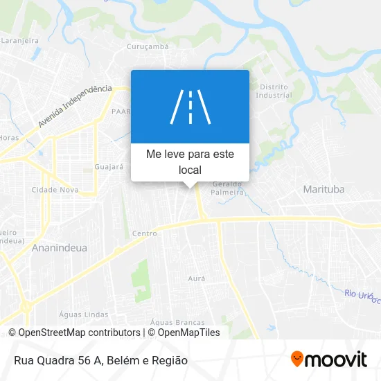 Rua Quadra 56 A mapa
