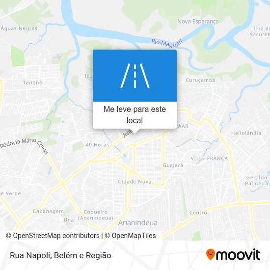 Rua Napoli mapa