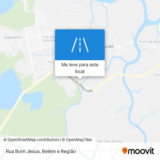 Rua Bom Jesus mapa