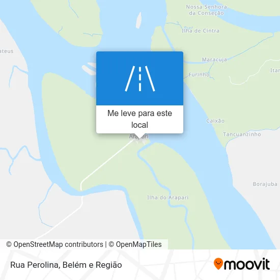 Rua Perolina mapa