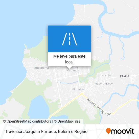 Travessa Joaquim Furtado mapa