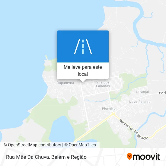 Rua Mãe Da Chuva mapa