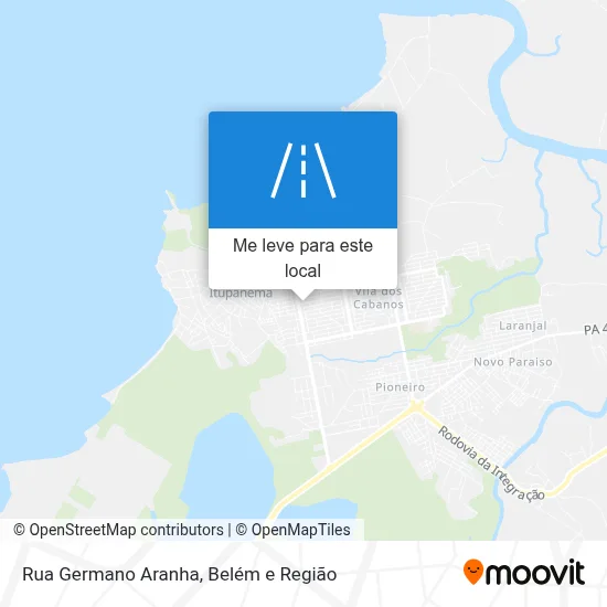 Rua Germano Aranha mapa