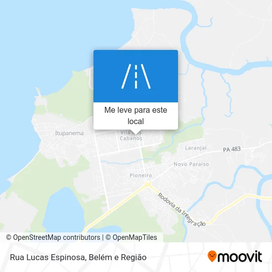 Rua Lucas Espinosa mapa