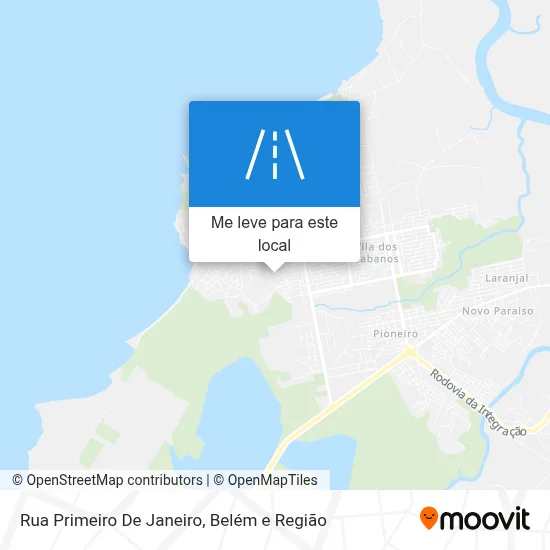 Rua Primeiro De Janeiro mapa