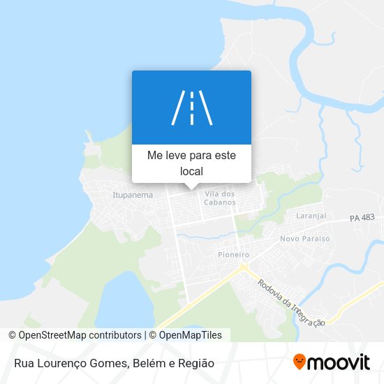 Rua Lourenço Gomes mapa