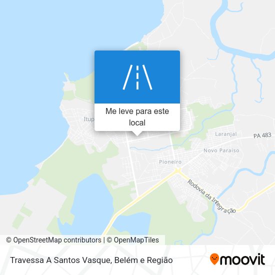 Travessa A Santos Vasque mapa