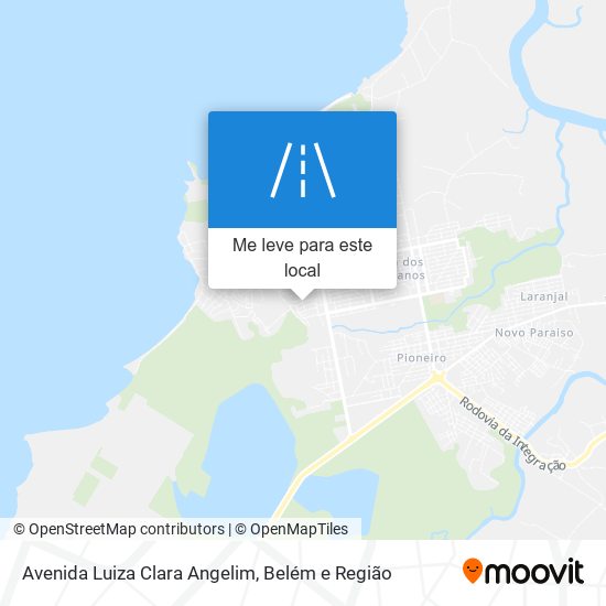 Avenida Luiza Clara Angelim mapa