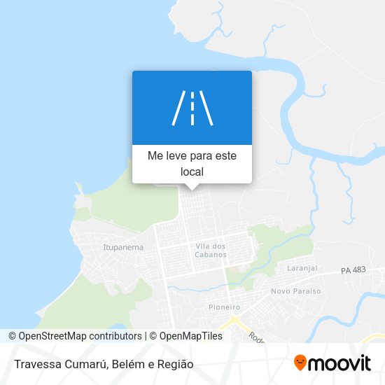 Travessa Cumarú mapa
