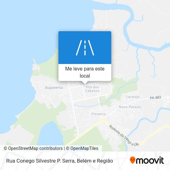 Rua Conego Silvestre P. Serra mapa