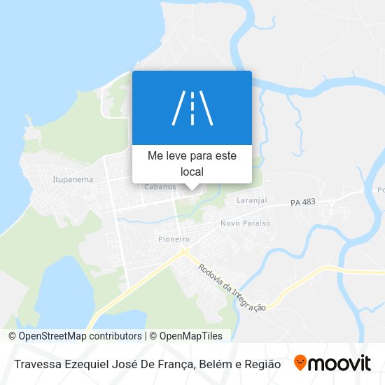 Travessa Ezequiel José De França mapa