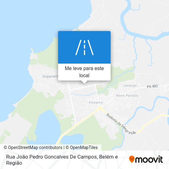 Rua João Pedro Goncalves De Campos mapa