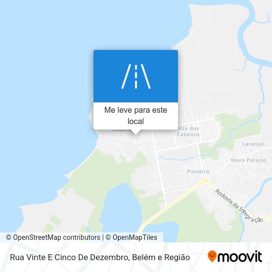 Rua Vinte E Cinco De Dezembro mapa