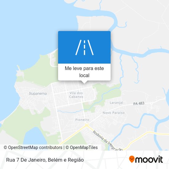 Rua 7 De Janeiro mapa