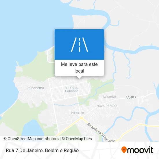 Rua 7 De Janeiro mapa