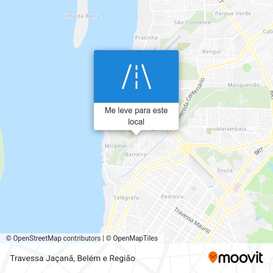 Travessa Jaçanã mapa
