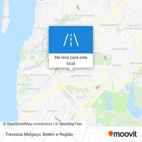 Travessa Melgaço mapa