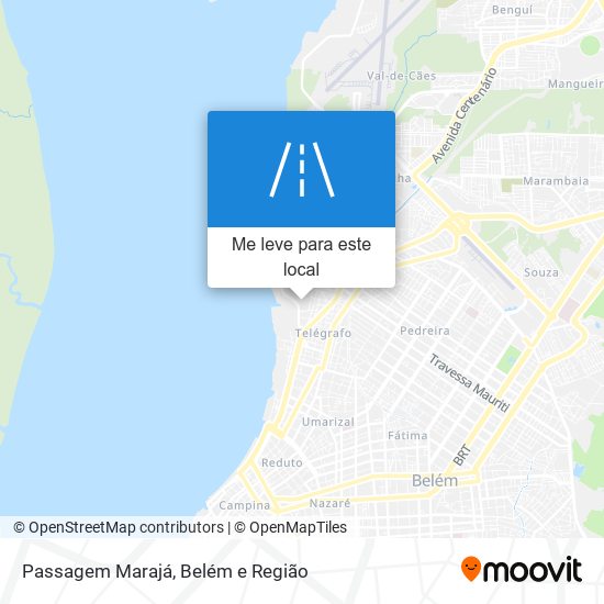 Passagem Marajá mapa