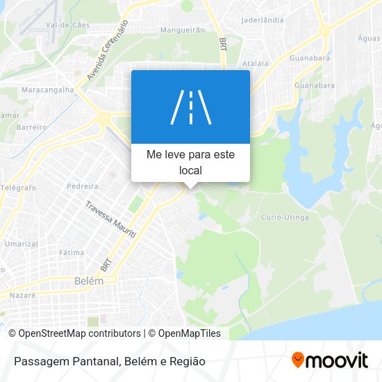 Passagem Pantanal mapa