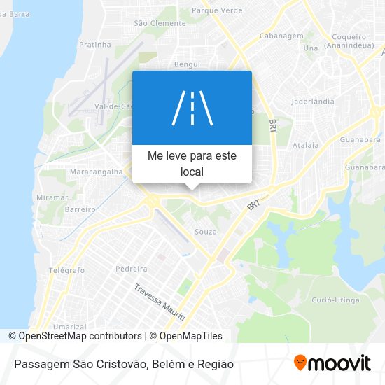 Passagem São Cristovão mapa