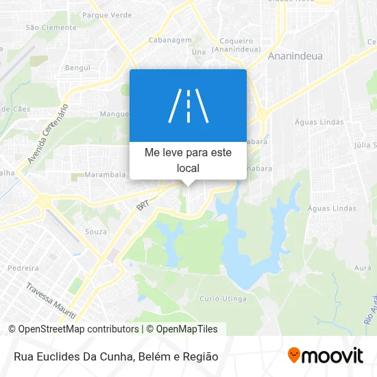 Rua Euclides Da Cunha mapa