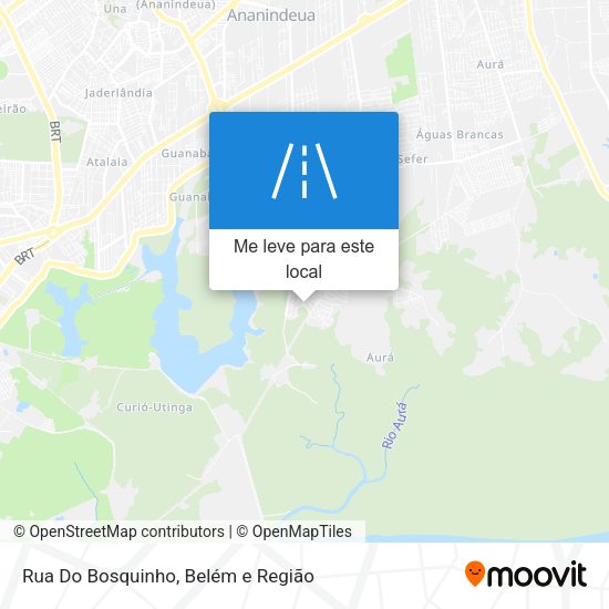 Rua Do Bosquinho mapa