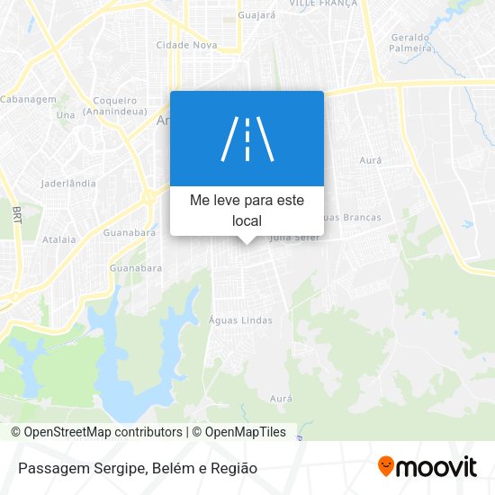 Passagem Sergipe mapa